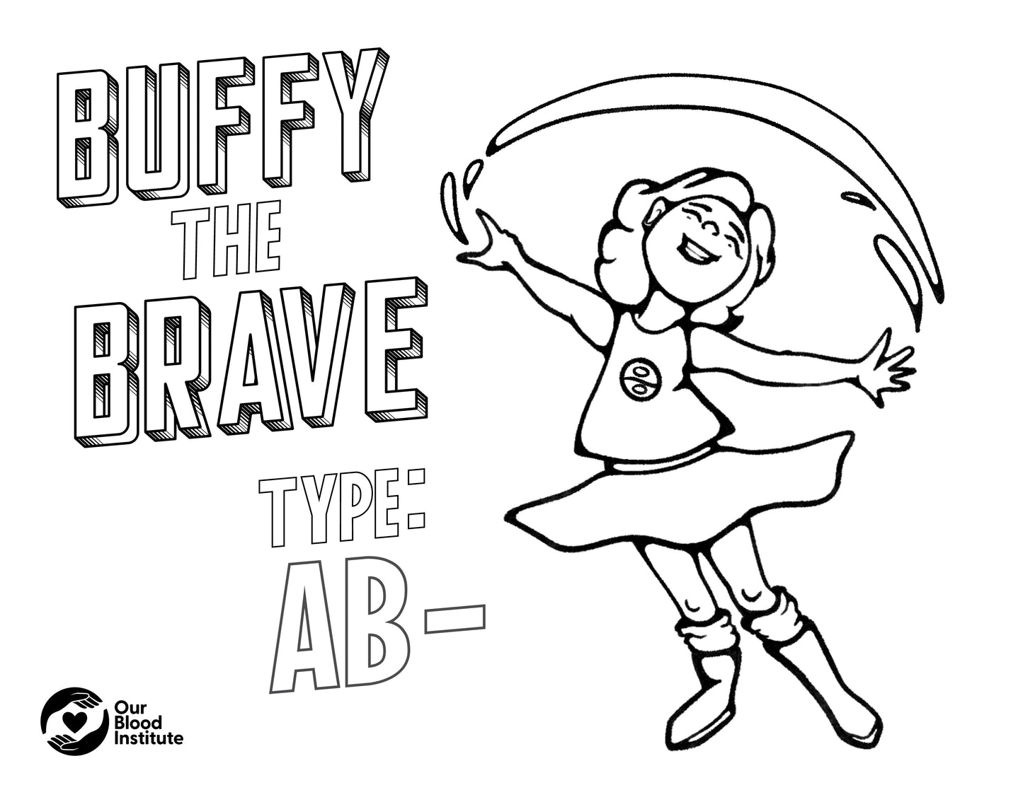 AB- Hero Coloring Sheet