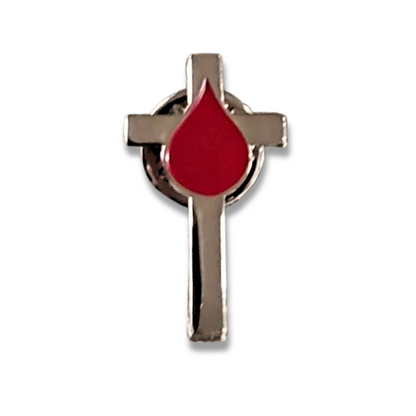 blood donor cross pin