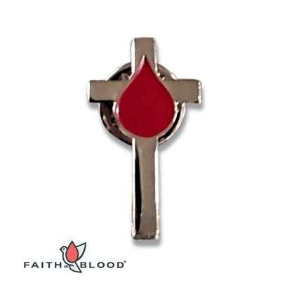 blood donor cross pin