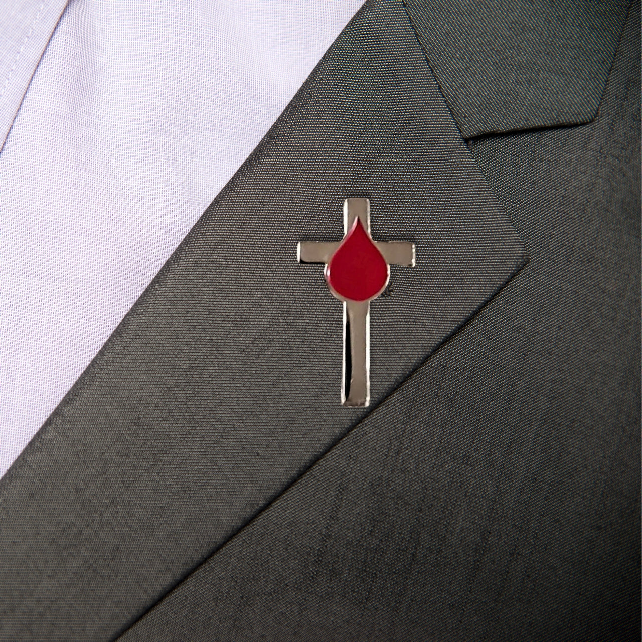blood donor cross pin